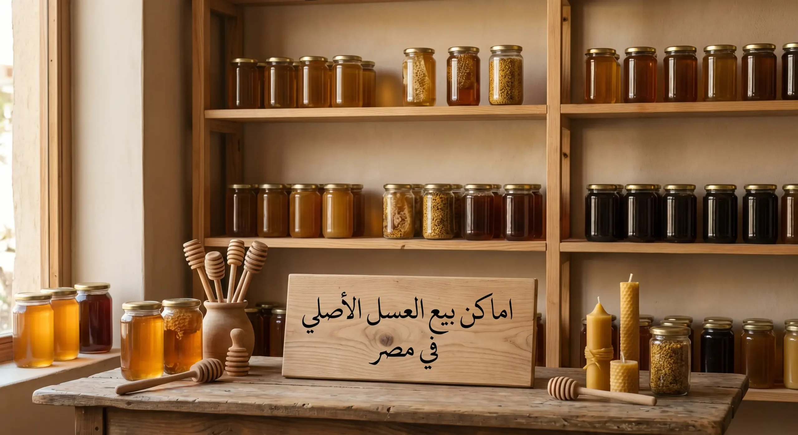 أماكن بيع العسل الأصلي في مصر